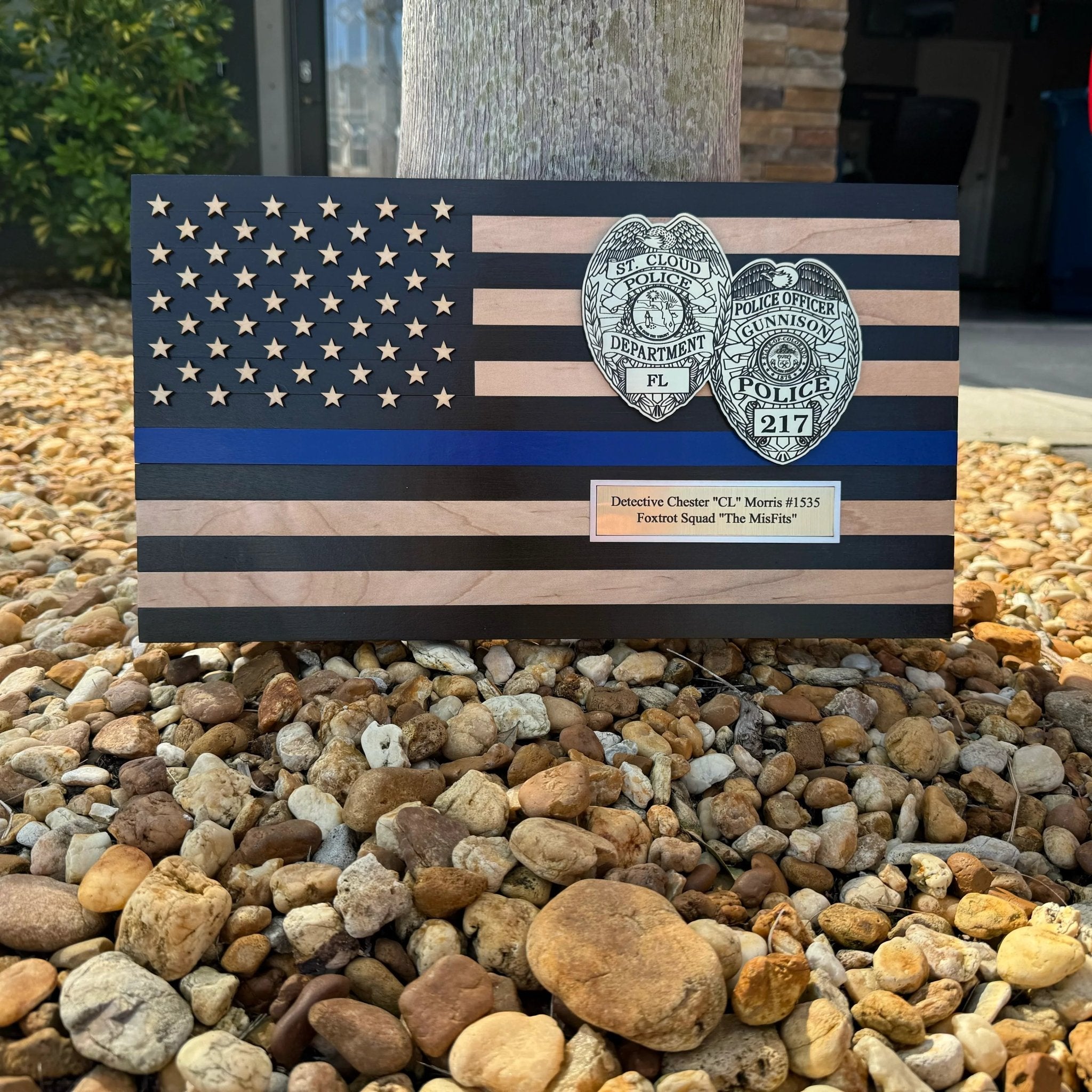 Wood American Flag - Engrave With Purpose